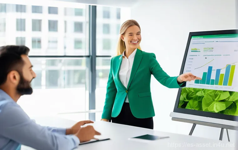 자산관리사 업무 환경과 근무 조건 - **Prompt 2: Navigating Market Volatility with Calm and Expertise**
    "A compelling, high-resolutio...